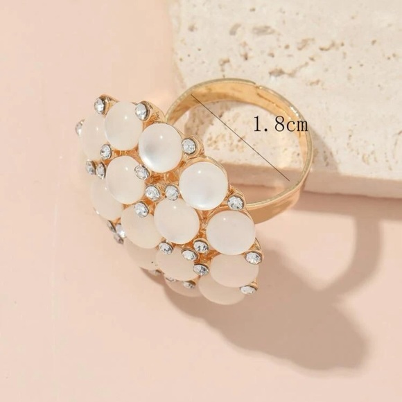 Rhinestone Decor Ring - Picture 3 of 4